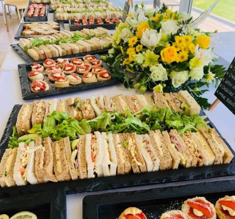 Funeral Buffet Table