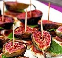 figs and halumi