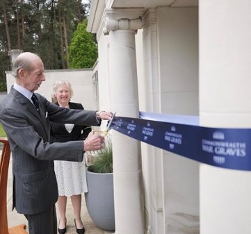 HRH THE DUKE OF KENT VISITS BROOKWOOD MILITARY CEMETERY FOR FIRST EVER WAR GRAVES WEEK